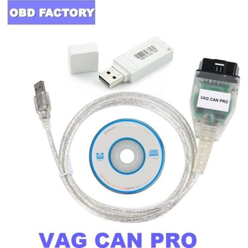VCP VAG CAN PRO 5.5.1 VAG CAN PRO 2019 VCP 5.5.1 CAN BUS UDS K-line VCP Scanner VCP CAN PRO Cable Connector With Dongle VCP Pro