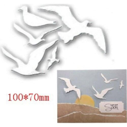 New Design Craft Metal Cutting Die Die Cuts Sea Bird Pigeon Decoration Scrapbook Album Paper Card Craft Embossing Die Cuts