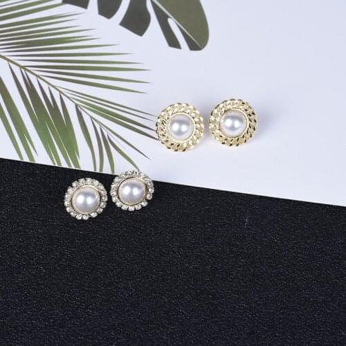 Fashion earrings crystal earrings for women pearl earrings for women gold plated earrings