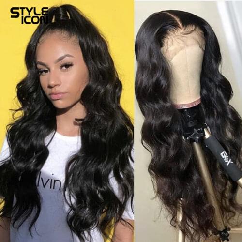 360 Lace Frontal Wig Brazilian 13x4 Body Wave Lace Front Human Hair Wig 30 inches Body Wave Lace Closure Wigs For Black Women