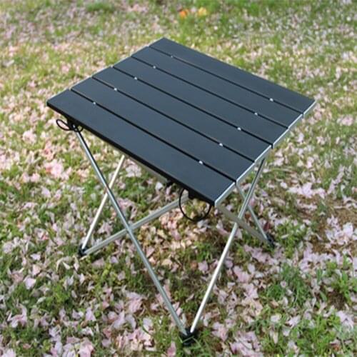 Portable outdoor aluminum alloy folding table barbecue table camping table picnic folding table