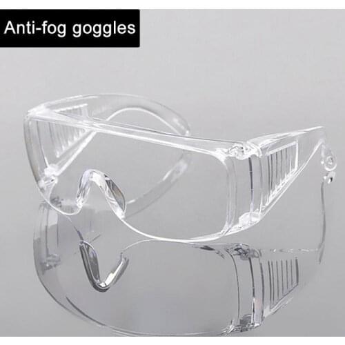 Safety Glasses Lab Eye Protection Protective Eyewear Transparent Lens Workplace Safety Goggles Anti-dust Supplies