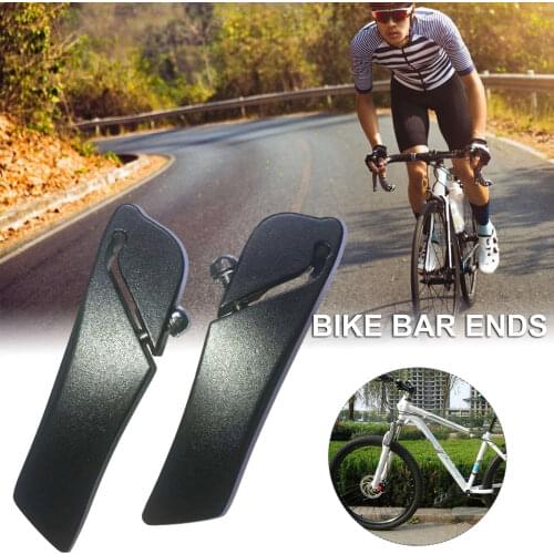 1 Pair MTB Deputy Grips Handle Aluminum Alloy Horn Deputy Handle Fixed Bicycle Vice Handle MTB Cycling Bike Handlebar Accessorie
