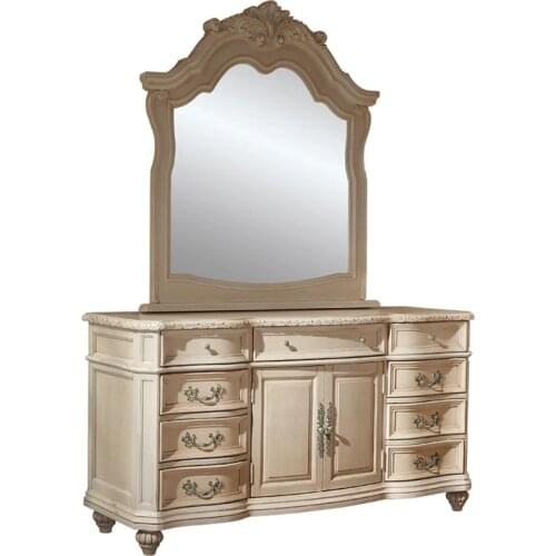 Vanity dressing table with mirror Coiffeuse avec miroir GH04