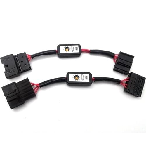 2 uds DynamicTurn indicador de señal LED luz trasera módulo Cable de alambre para BMW X5 F15 X5M F85 2012-2018 luz de la cola