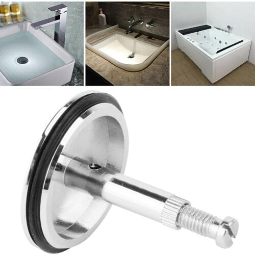 43mm Brass Bathtub Plug Pop Up Sink Floor Drain Stopper Valve Bathtub Drain Water Stopper Tool Bathroom Drain Strainer