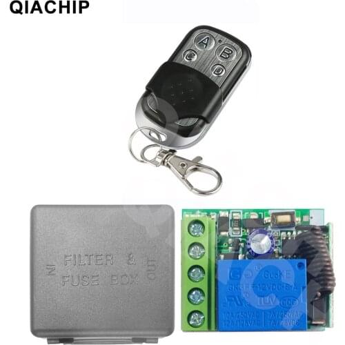 433Mhz Universal Wireless Remote Control Switch DC12V 1CH Relay Receiver Module Transmitter Electronic Lock Control remotol