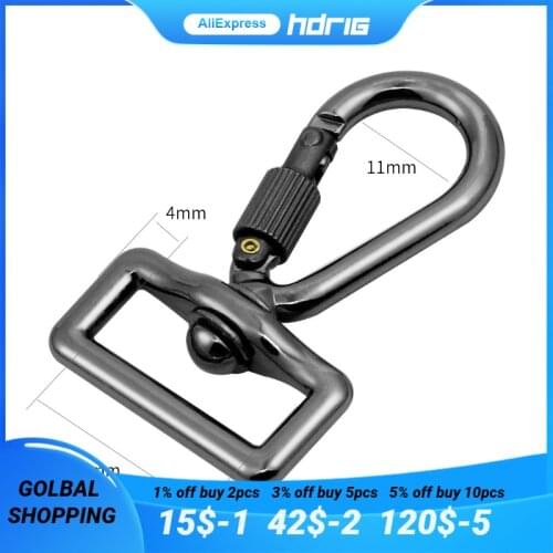 HDRIG 1/4" Screw Connecting Adapter Carabiner Hook Quick Release Set For Canon Nikon Sony DSLR Shoulder Sling Strap Belt