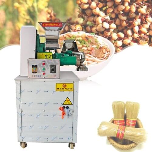 Automatic Self-cooked Corn Noodle Maker Making Machine Self-cooking rice noodle extruder machine with video