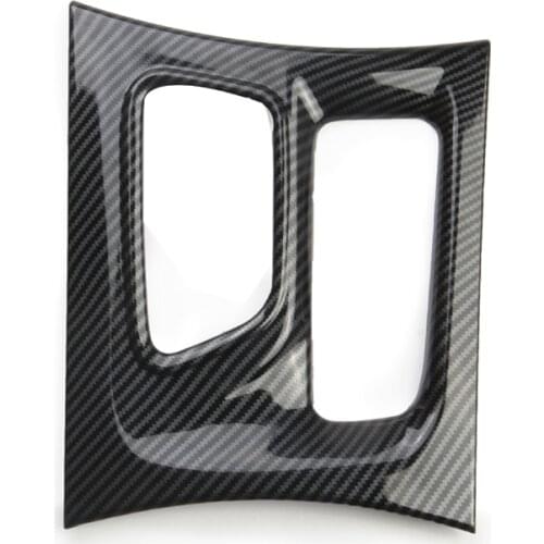 Car Carbon Fiber Center Console Gear Shift Trim Panel for 2015-2020 Dodge Charger Accessories