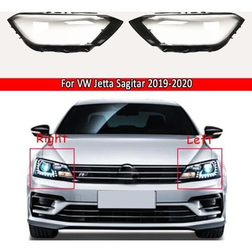 Car Headlight Lens Replacement Auto Shell For VW Jetta / Sagitar 2019 2020 Headlamp Cover Lampshade Lampcover Light Covers Gass