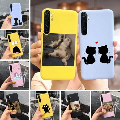 Cute Cartoon For Xiaomi Mi Note 10 Lite Case Soft Slim Fundas Back Cover For Xiaomi Mi Note10 Lite Note 10 Pro Phone Cases Coque