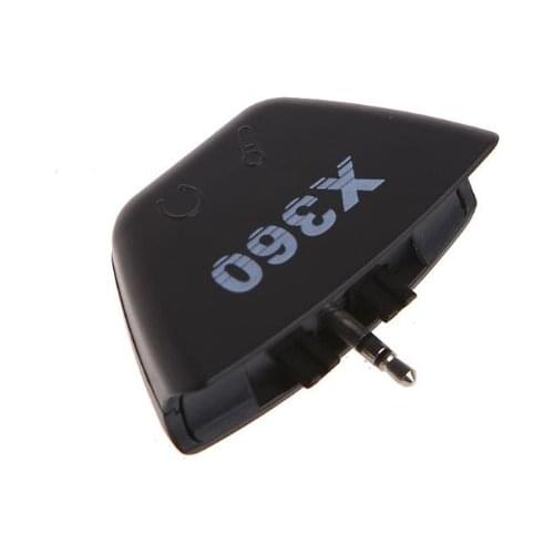 N0HC Black 2.5mm Jack Microphone Headset Earphone Converter Adapter for xbox 360