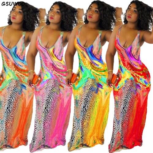 Цветные летние платья GSUWOO China At AliExpress