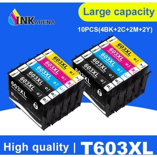 INKARENA For Epson 603XL 603 T603XL ink cartridges t603 Expression Home XP-3100 XP-4100 XP-2100 XP-2105 XP-3105 XP-4105 Printer