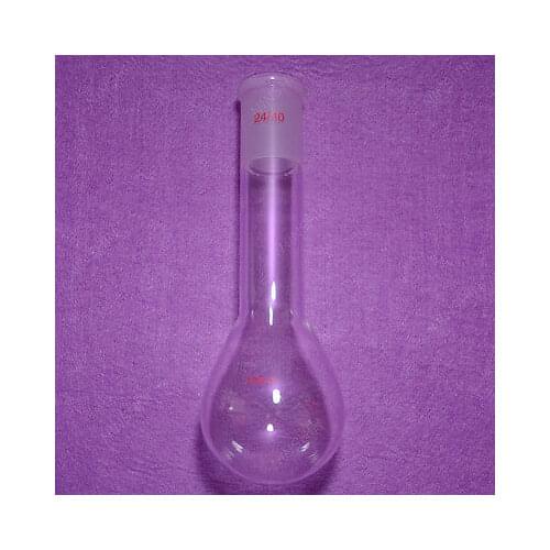 Kjeldahl Flask,Long Neck Flask,100ML,24/40,Lab Glass Pyriform Flask