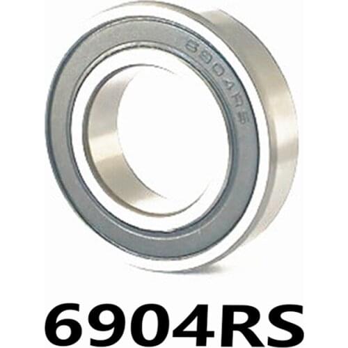 3pcs/lot 6904RS Deep Groove Ball Miniature Mini Rolling Bearing 6904-RS 6904RS 20*37*9mm 20 *37*9 Two-sided Metal Cover