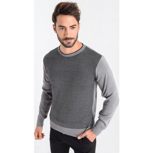 Heyss O Neck Male Knitwear Sweater