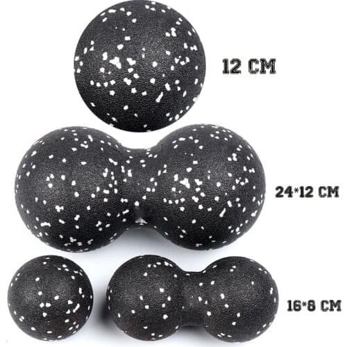 π Peanut Fitness Massage Ball Set Yoga Roller Double Lacrosse Mobility Ball for Myofascial Physical Therapy Deep Tissue Massage
