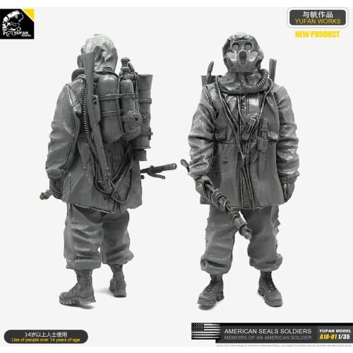 1/35 Resin kits Soldier Model (US Army Doomsday Brigade) self-assembled A18-01