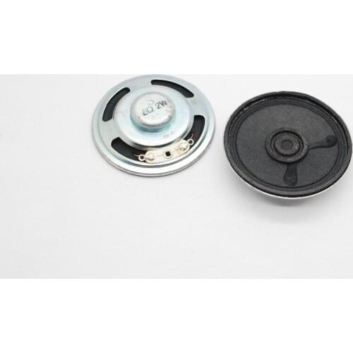 2pcs 8 ohm 2W Woofer 50mm diameter Speaker Small Trumpet Loudspeaker thk 12mm