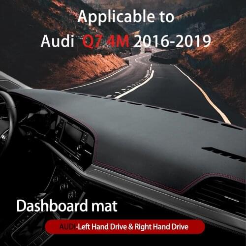 For Audi Q7 4M 2016-2019 Anti-Slip Mat Dashboard Cover Pad Sunshade Dashmat Protect Carpet Car Accessories