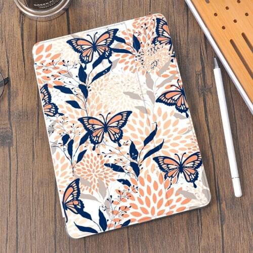 Cute Butterfly For Air 4 Silicone Case iPad Pro 2020 10.5 with Pencil Holder 10.2 inch 8th Generation 7th 12.9 Pro 2018 Mini 4 5