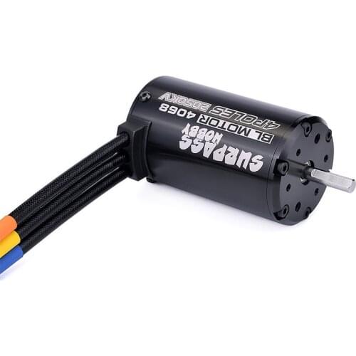 SURPASS HOBBY Waterproof 4068 2050KV 2650KV 1900KV 1700KV 1400KV Sensorless Brushless Motor for 1/8 RC Drift Racing Car Parts