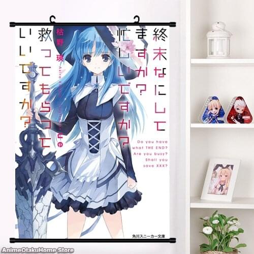 What Do You Do at the End of the World? Are You Busy? Will You Save Us? Chtholly Nota Seniorious Wall Scroll Poster Home Decor