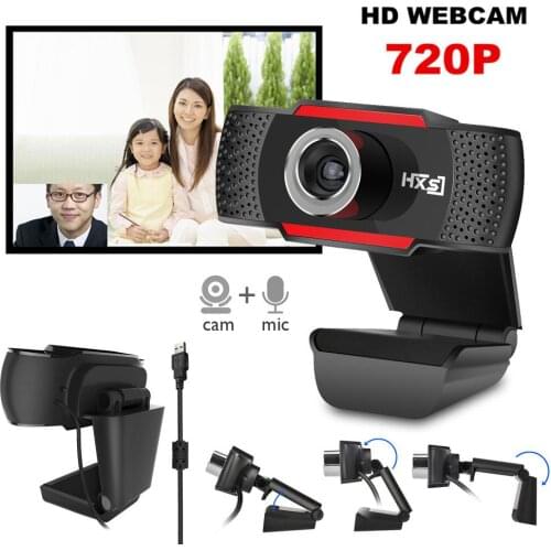 USB Web Camera 1080P HD 2MP Computer Camera Webcams Built-In Sound-absorbing Microphone