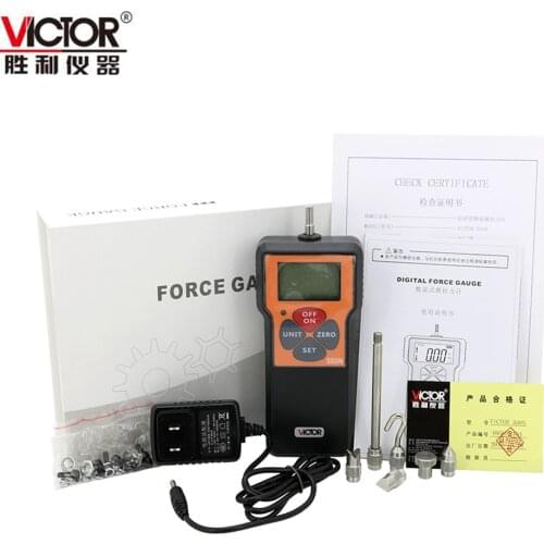 VICTOR VC10N-VC500N Newton/Kg/Pound Digital Push/Pull Meter