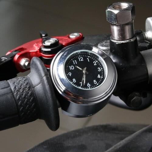 Waterproof Motorcycle Motorbike Handlebar Mount Round Dial Clock Accessory тахометр для лодки