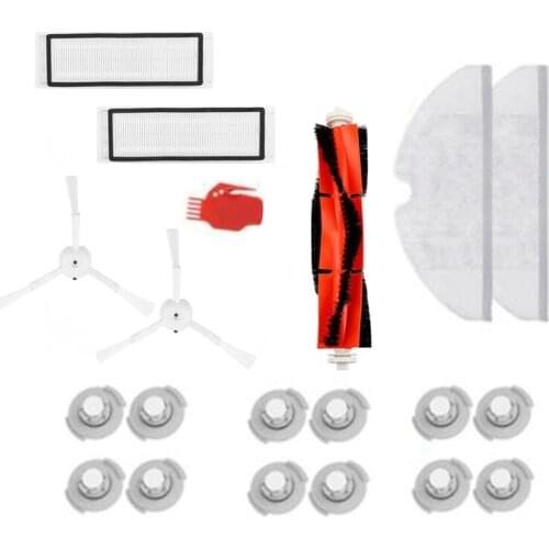 For Xiaomi Roborock S50 S51 S55 S5 S6 Accessories Xiaomi Vacuum Cleaner Parts HEPA Filter Cloths Main Brush Side Brush