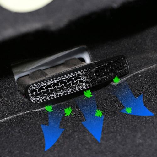 2PCS Car Interior Abs Under Seat Air Conditioning Vent Protection Cover for Jeep New Compass 2017 2018 Parts Accessories