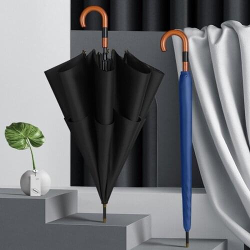 Long Handle Umbrella Uv Protection Fashion Windproof Adult Business Umbrella Guarda Chuva Paraguas Mujer Rain Gear BD50UU