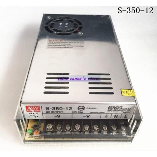 1Pcs S-350-12 350W 12V 29A AC to DC Converter Single Output Switching Power Supply Brand New