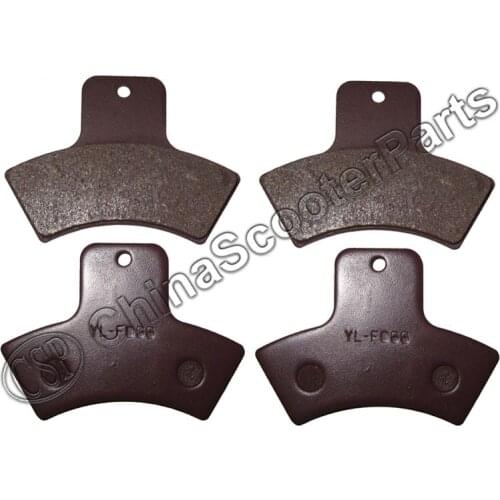 2 Pairs 4 PCS Brake Pads Rear Right Brake Pads For LINHAI 260cc 300cc ATV 4 x 4