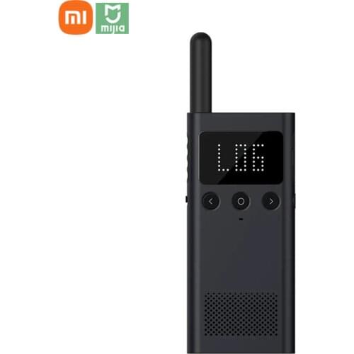 2021 Xiaomi Smart Walkie Talkie 1S Smart Phone APP Control With FM Radio SpeakerLocation Share Fast Team Talk Outdoor Portable
