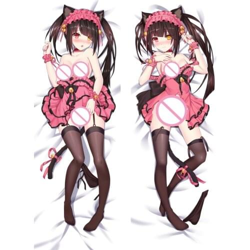Coscase 2020-May update Japanese Anime DATE A LIVE Tokisaki Kurumi Otaku Dakimakura Pillowcase Hugging Body Pillow Cover case