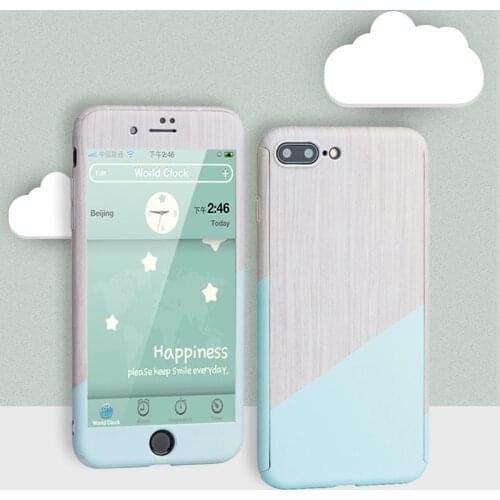 PC Case For iPhone XSmax XR XS X 8 7 6 6s Plus 5 5s SE 360 Degree Shockproof Body Protection Ultra Thin Coque Full Cover Funda