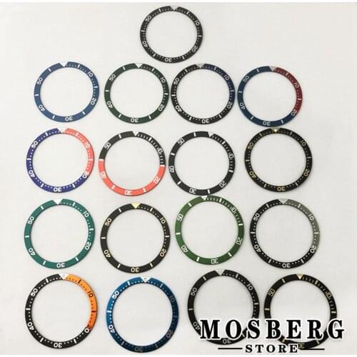 Watches Accessories Diameter 38mm*31.5mm Flat Aluminum Watch Bezel Men Watch Accessories For SKX 007 SKX 009 Series