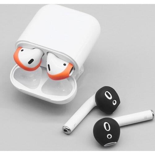 For Apple airpods anti-lost silicone sleeves wireless Bluetooth headset case ultra-thin non-slip ear caps for air pods earphone