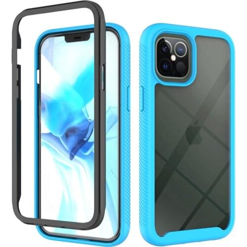 IPhone 12 11 Pro max x xr xsmax 5s 6s 8 7 Plus SE Touch 5 6 7 Front&Back 360 Transparent Case TPU Bumper Hybrid Anti Shock Armor