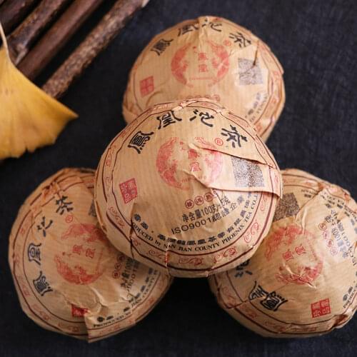 China Phoenix Tuocha Old Ripe Pu er Tea 100g/pieces Chinese Cooked puer Tea Mini- Pu'er Tea puerh pu erh tea Pu'erh