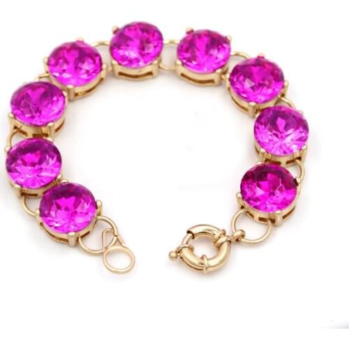 Classic Glass Dot Bracelets New Design Colorful Glass Beaded Women Bracelet