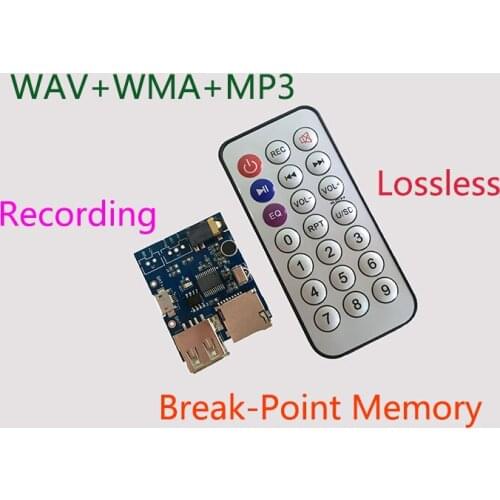 MP3 +WAV+WMA Decoder Lossless Audio Decoder TF Card U Disk