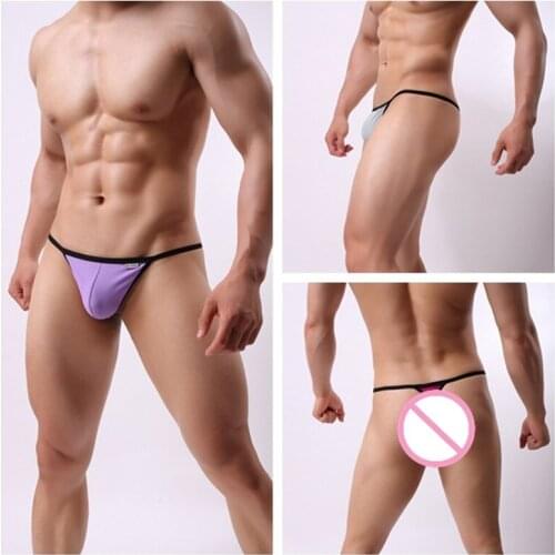 NEW Men Low Rise Thongs G Strings Mens Sexy Underwear Penis Pouch Panties Mens Bikini Briefs Jockstrap