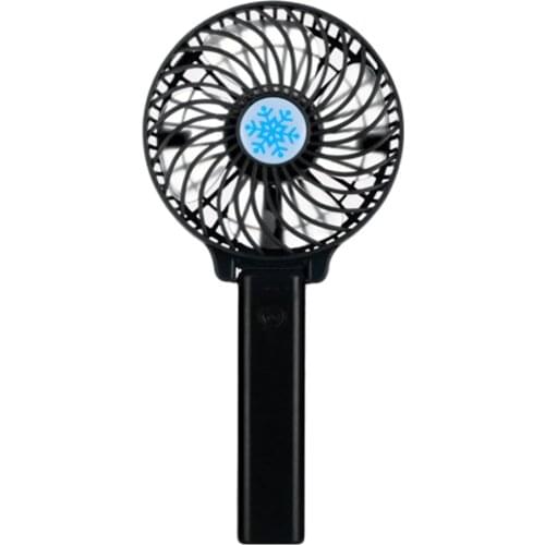 Portable Mini Hand Fan USB Rechargeable Foldable Handheld Fan Cooler 3 Speed Adjustable Cooling Fan for Outdoor Travel