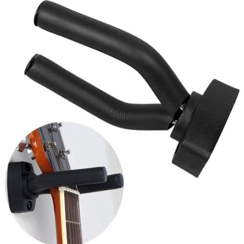 Durable Guitar Hanger Hook Holder Ukulele Wall Hook Guitar Fix Wall Holder With Screws and Soft Sponge
