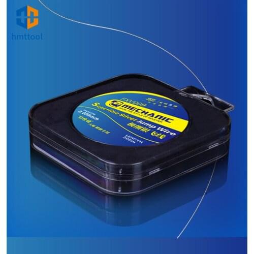 MECHANIC FXV009 Silver Fly Wire Fingerprint Repair Maintenance Jump Line Link Wire Soldering Wire For Mobile Phone Repair Tool